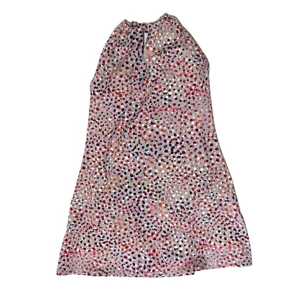 Garnet Hill Confetti Dots Halter Style Swim Dress Size 8 Gray Summer Cruisewear - Picture 1 of 8